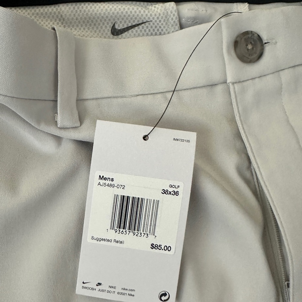 Nike Men's Light Gray Chinos - Picture 3 of 3